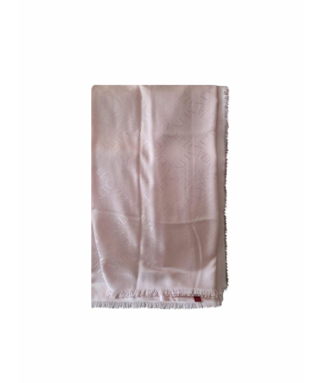 VALENTINO Розовый шерстяной платок, фото 1