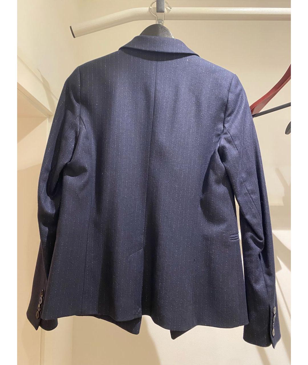 SANDRO Темно-синий жакет/пиджак, фото 2