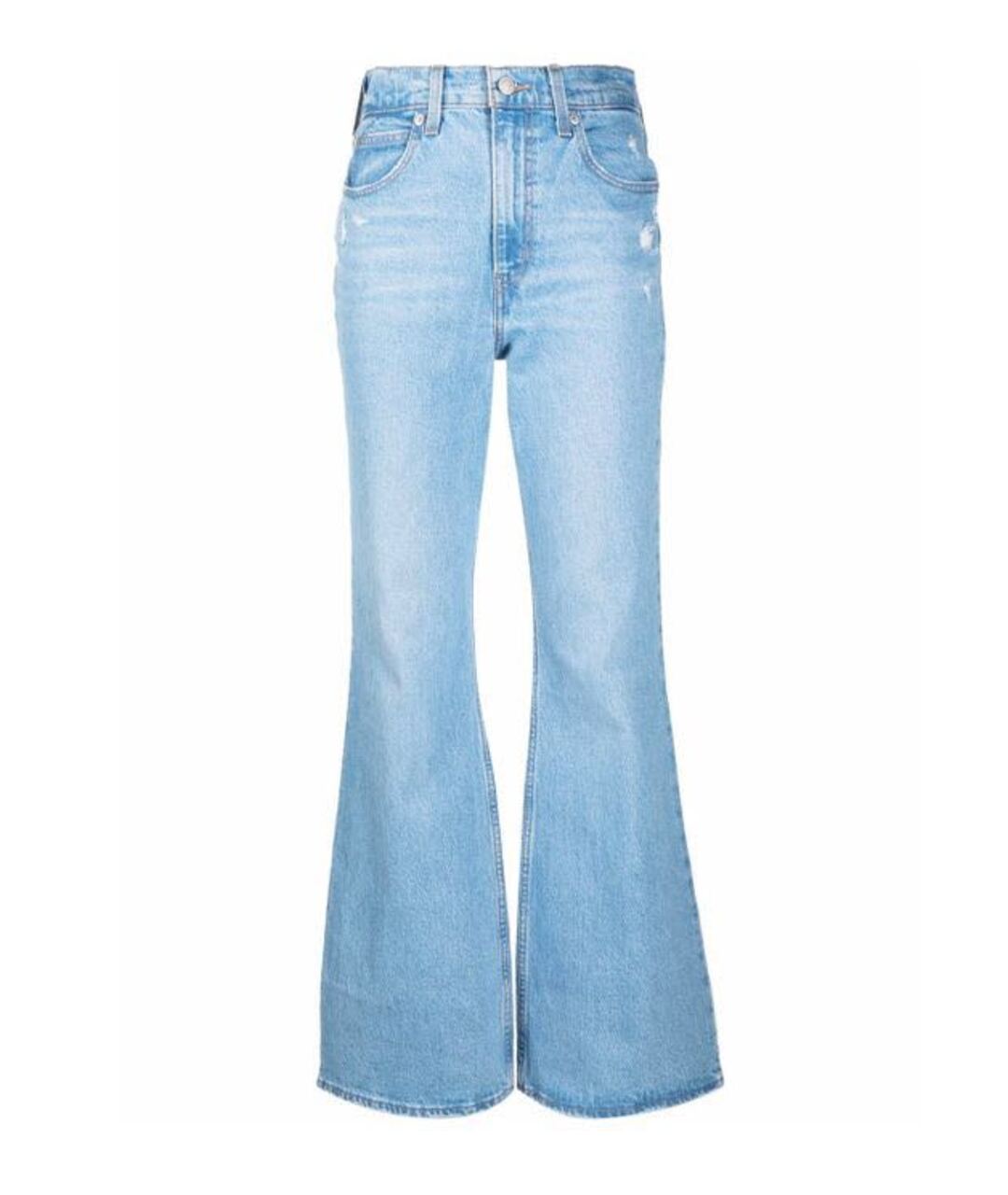 LEVI'S Голубые хлопковые джинсы клеш, фото 1