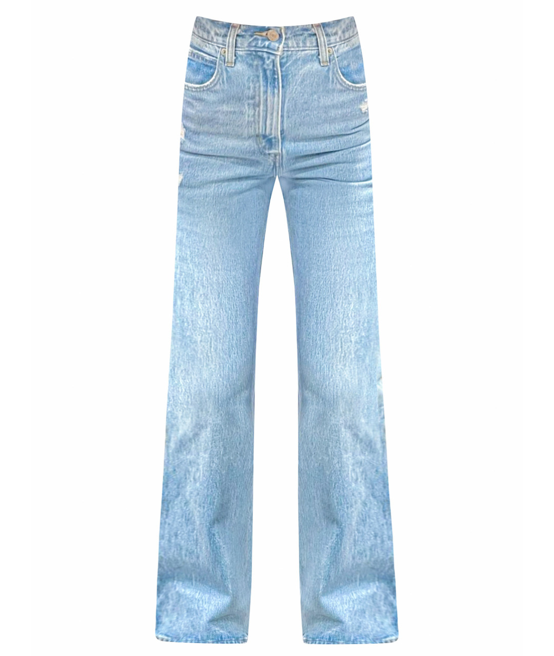 LEVI'S Голубые хлопковые джинсы клеш, фото 5