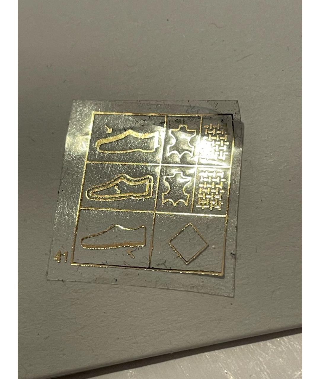 BURBERRY Черные кожаные низкие кроссовки / кеды, фото 7