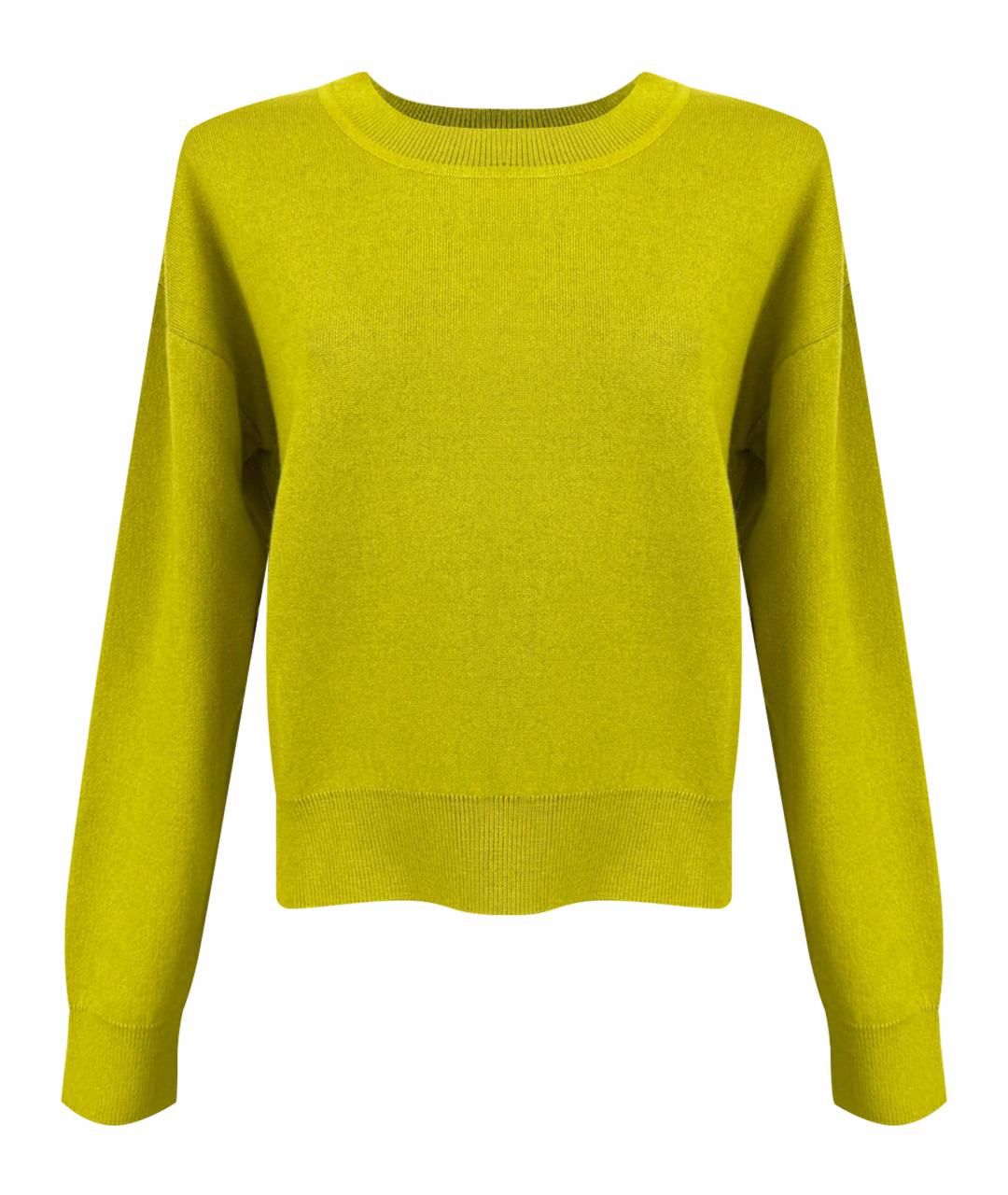 CHRISTIAN DIOR Салатовый кашемировый джемпер / свитер, фото 1