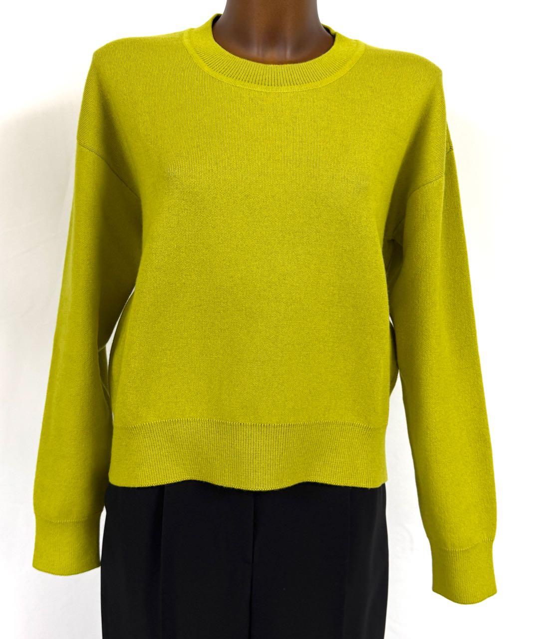 CHRISTIAN DIOR Салатовый кашемировый джемпер / свитер, фото 4