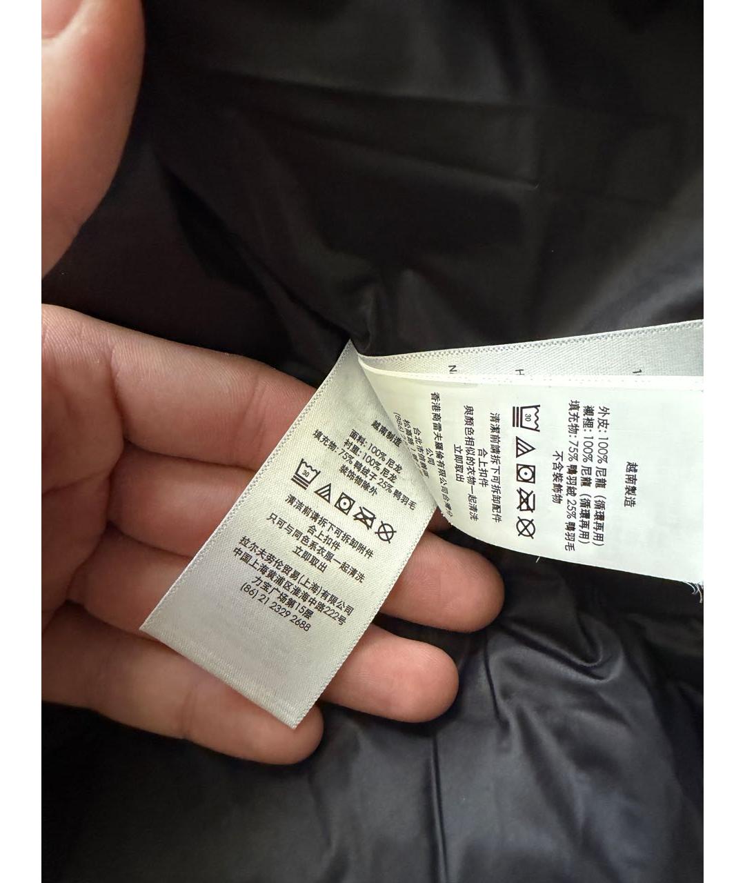 POLO RALPH LAUREN Черная полиамидовая куртка, фото 4