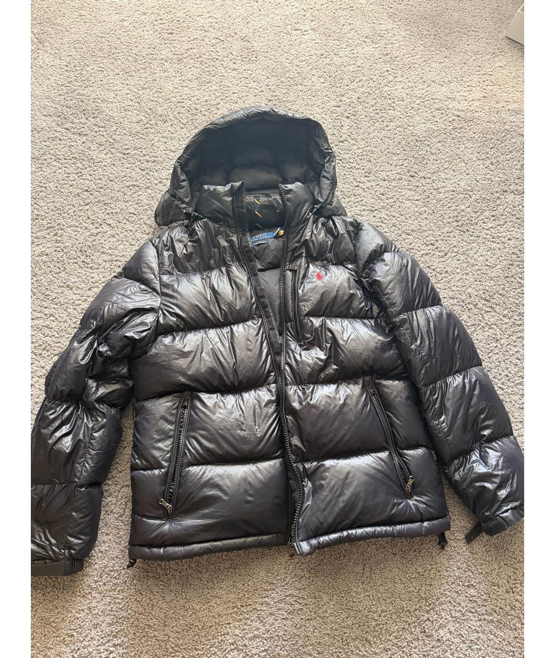 POLO RALPH LAUREN Черная полиамидовая куртка, фото 7