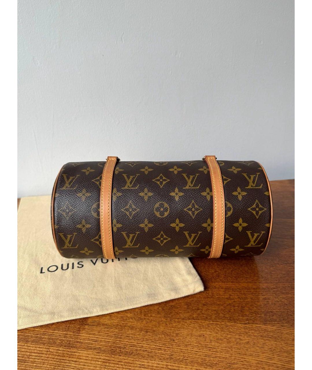 LOUIS VUITTON Коричневая сумка через плечо, фото 8