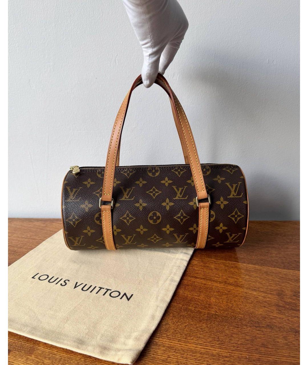 LOUIS VUITTON Коричневая сумка через плечо, фото 9