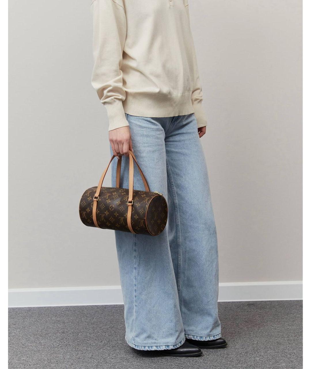 LOUIS VUITTON Коричневая сумка через плечо, фото 2