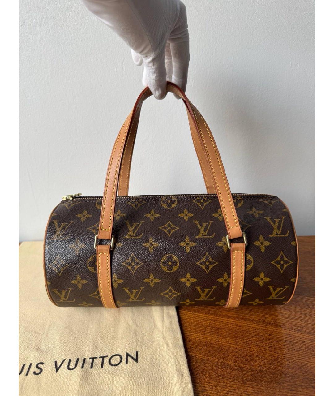 LOUIS VUITTON Коричневая сумка через плечо, фото 3