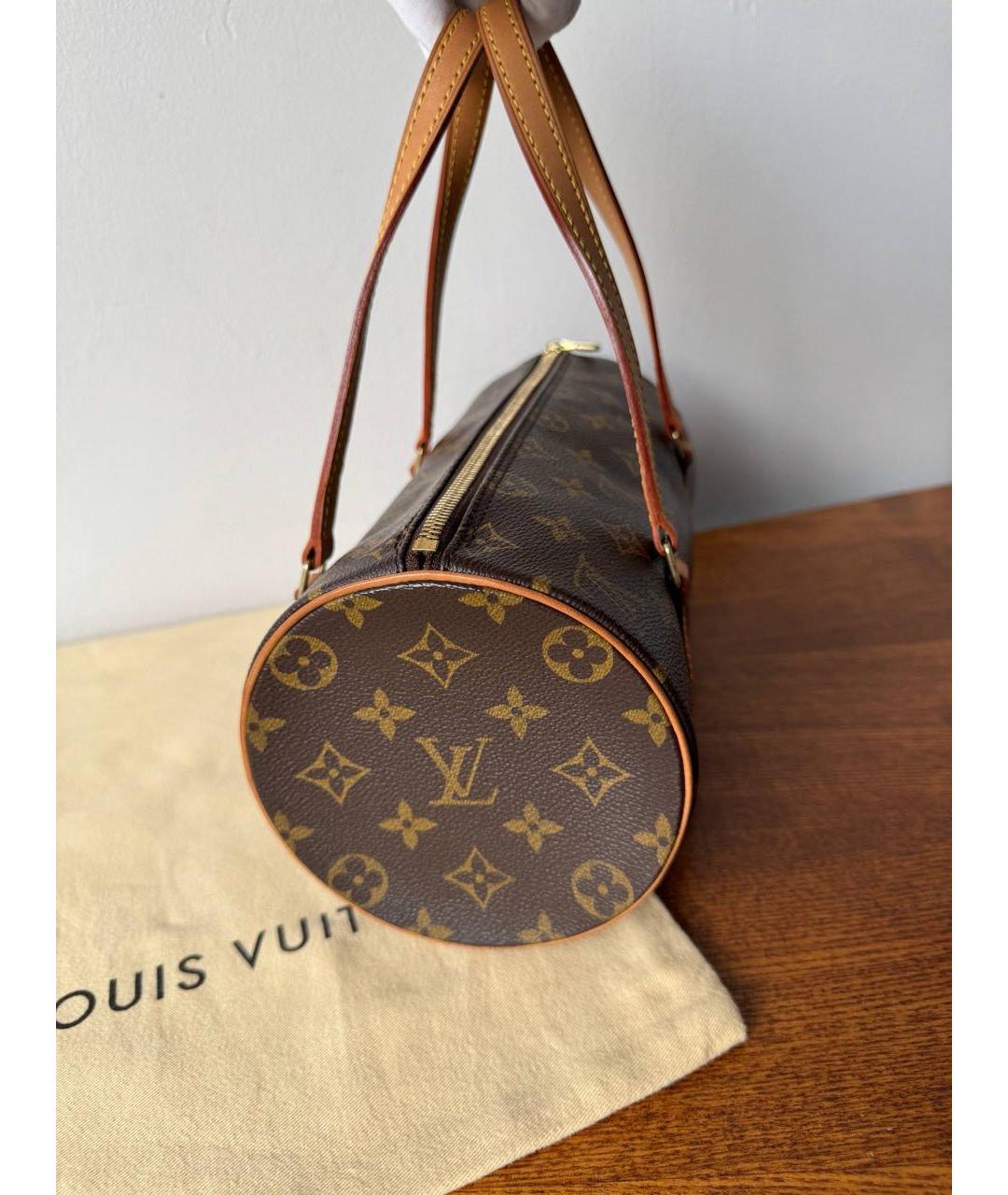 LOUIS VUITTON Коричневая сумка через плечо, фото 5
