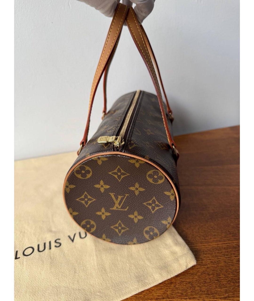 LOUIS VUITTON Коричневая сумка через плечо, фото 6