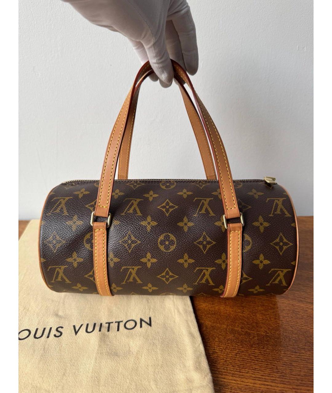 LOUIS VUITTON Коричневая сумка через плечо, фото 4