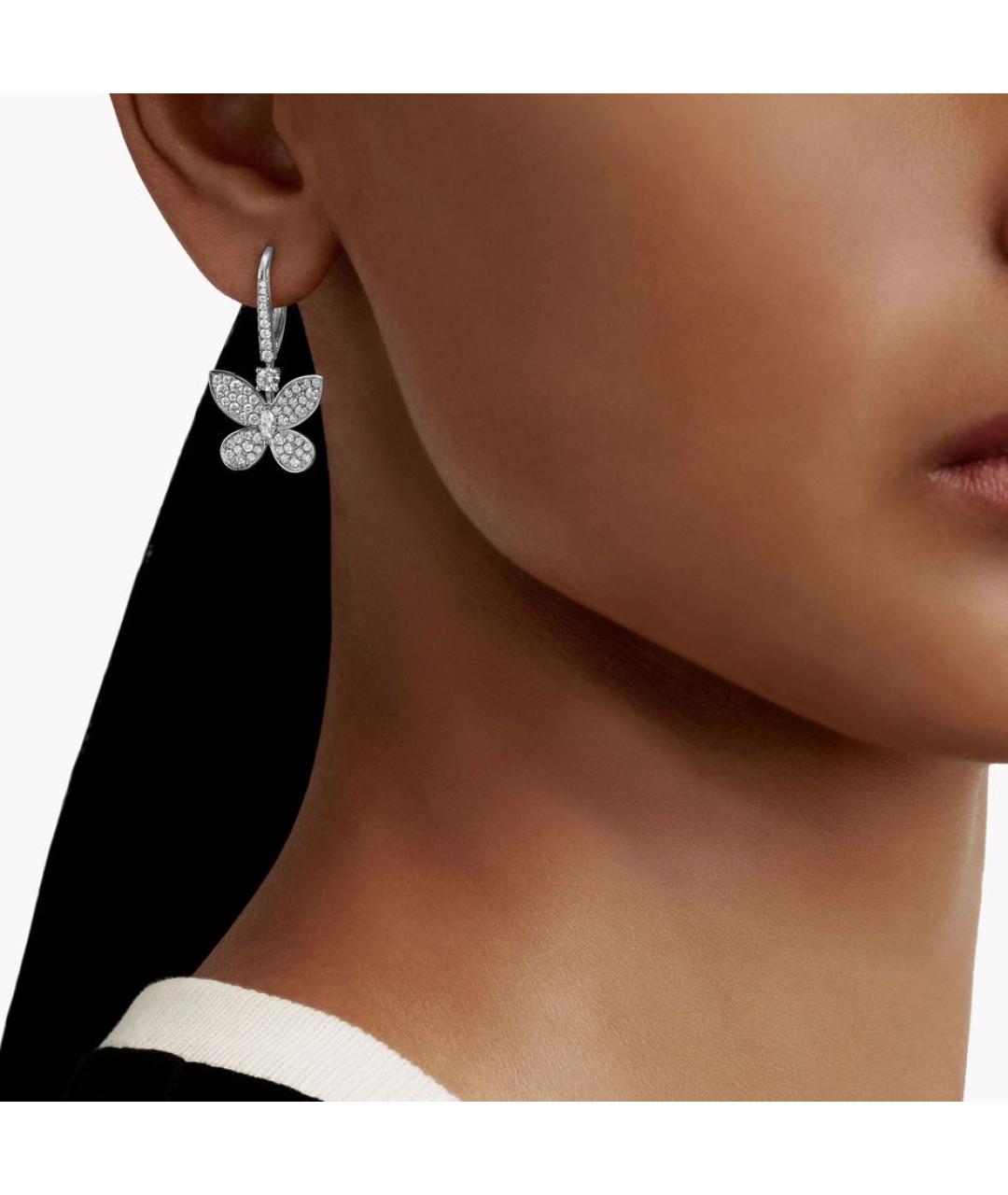 GRAFF Серебряные серьги из белого золота, фото 2