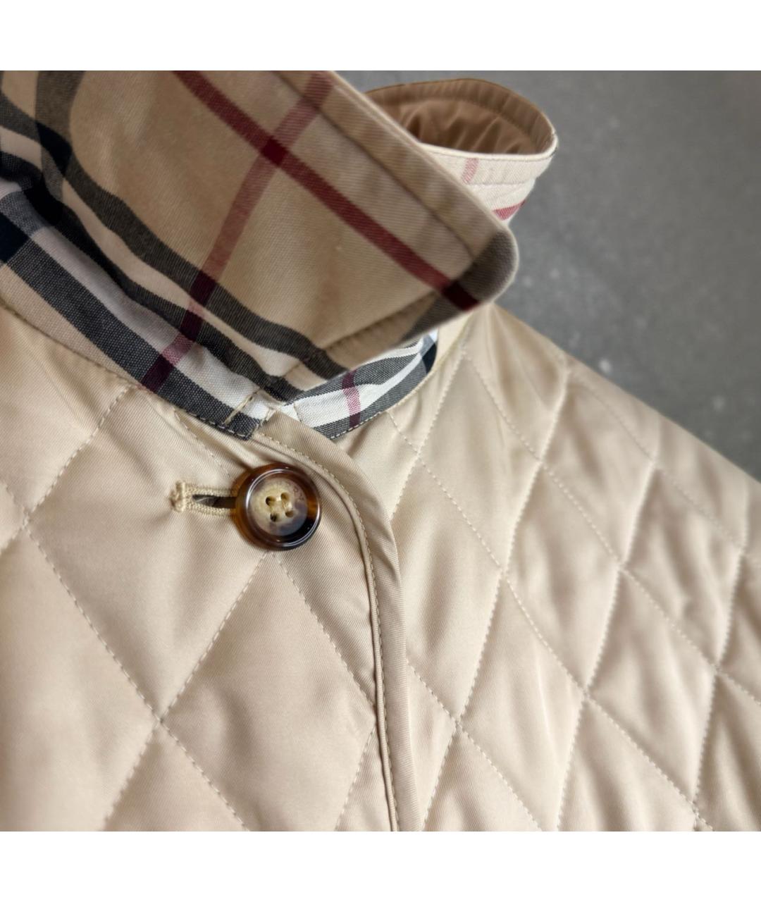 BURBERRY Бежевая хлопковая куртка, фото 3