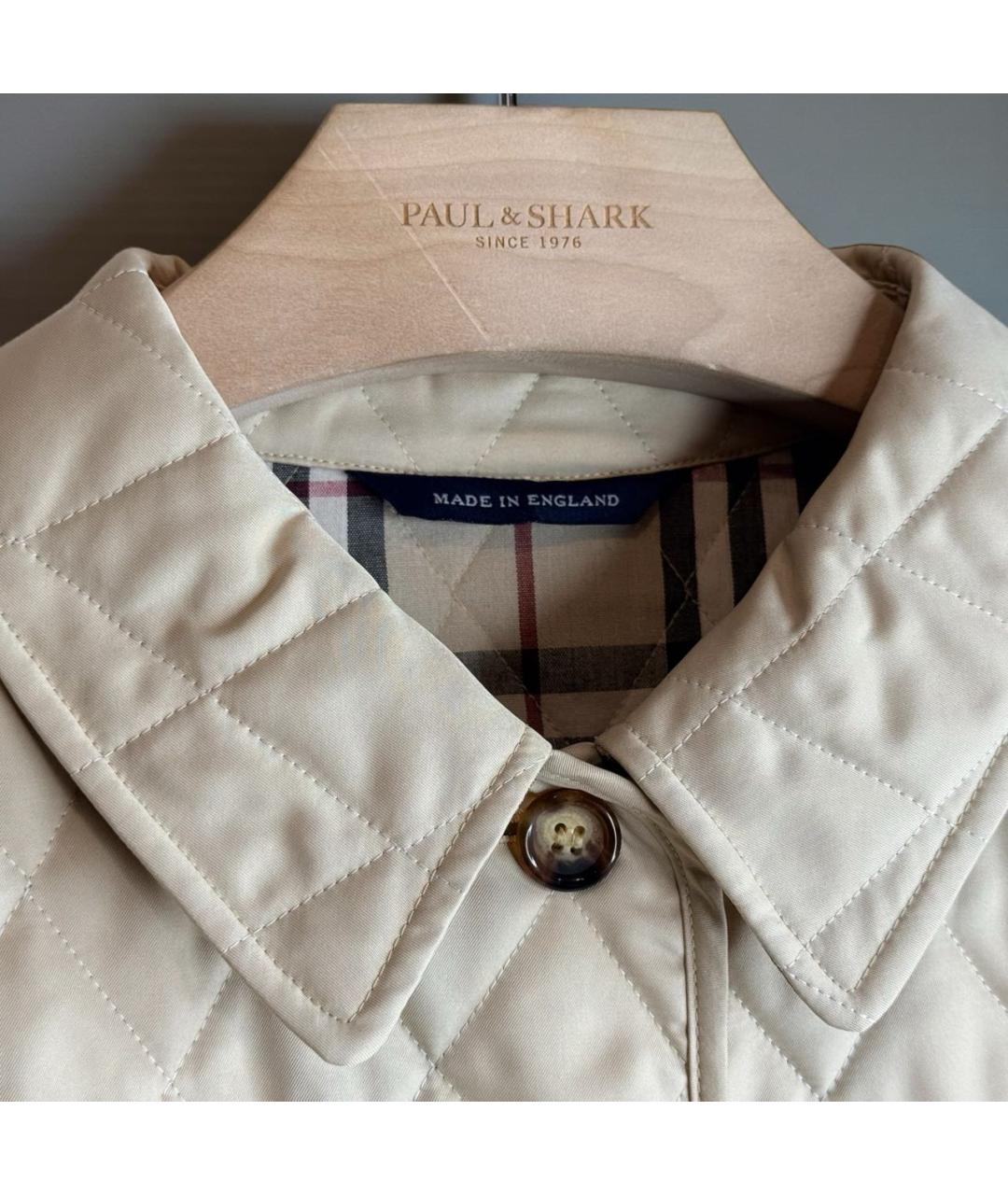 BURBERRY Бежевая хлопковая куртка, фото 8