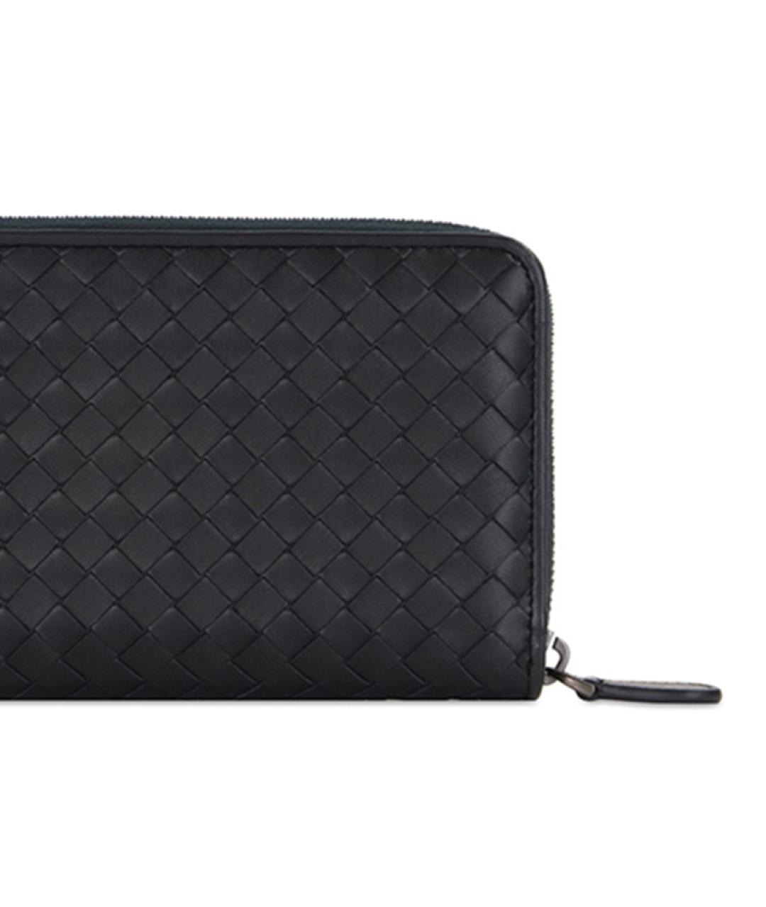 BOTTEGA VENETA Черный кошелек, фото 5