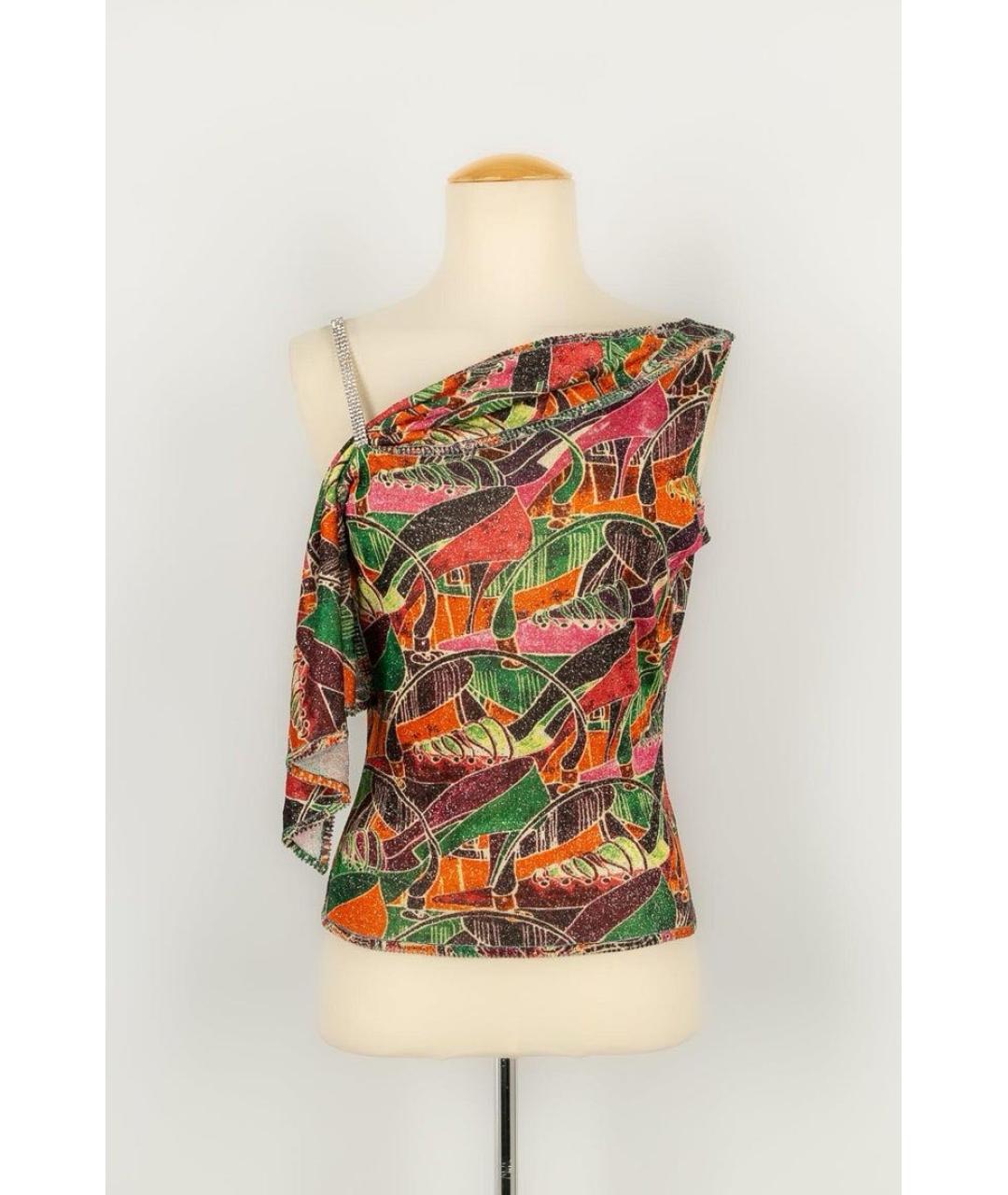 JOHN GALLIANO Мульти вискозная блузы, фото 6