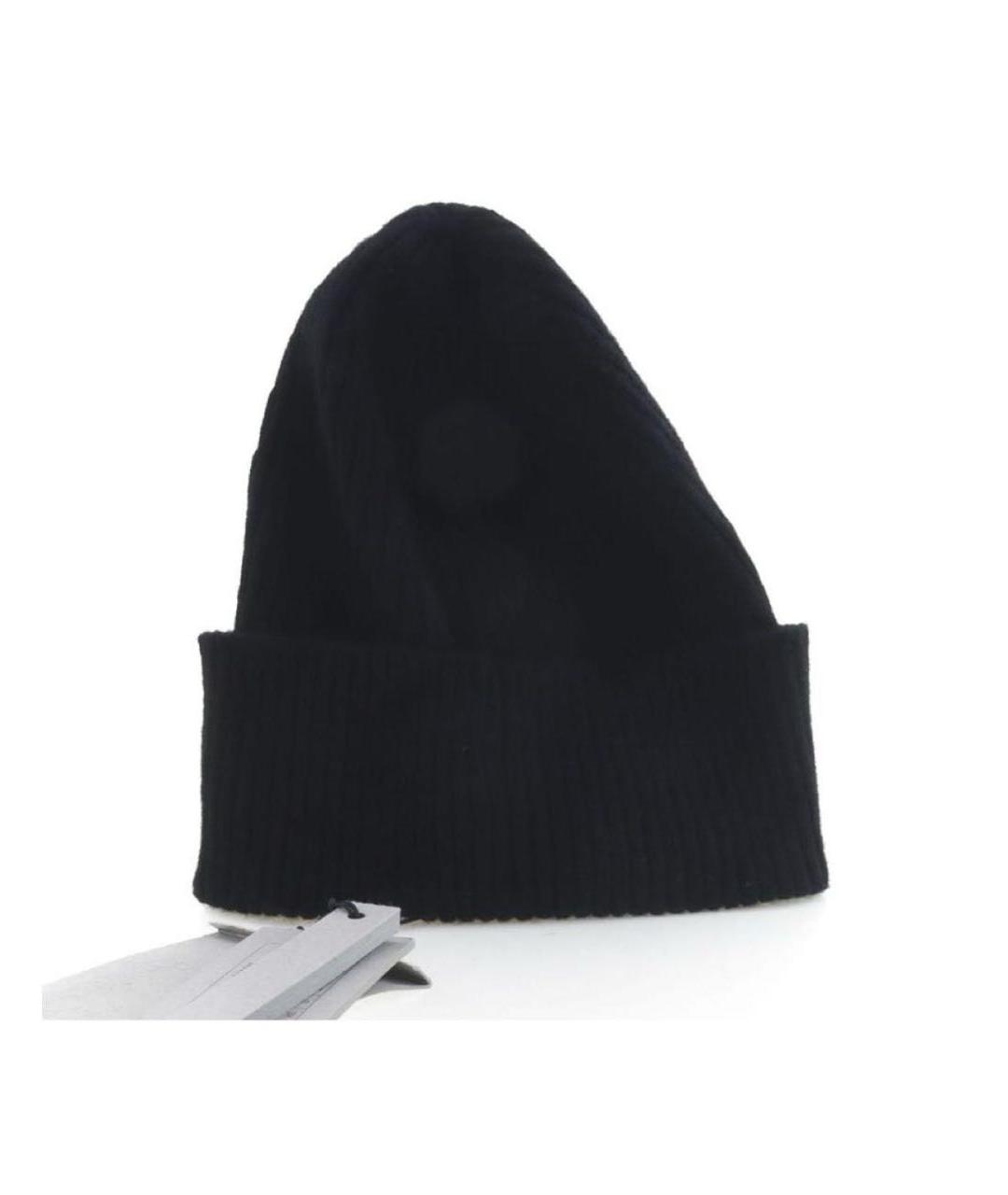 RICK OWENS Черная шерстяная шапка, фото 5