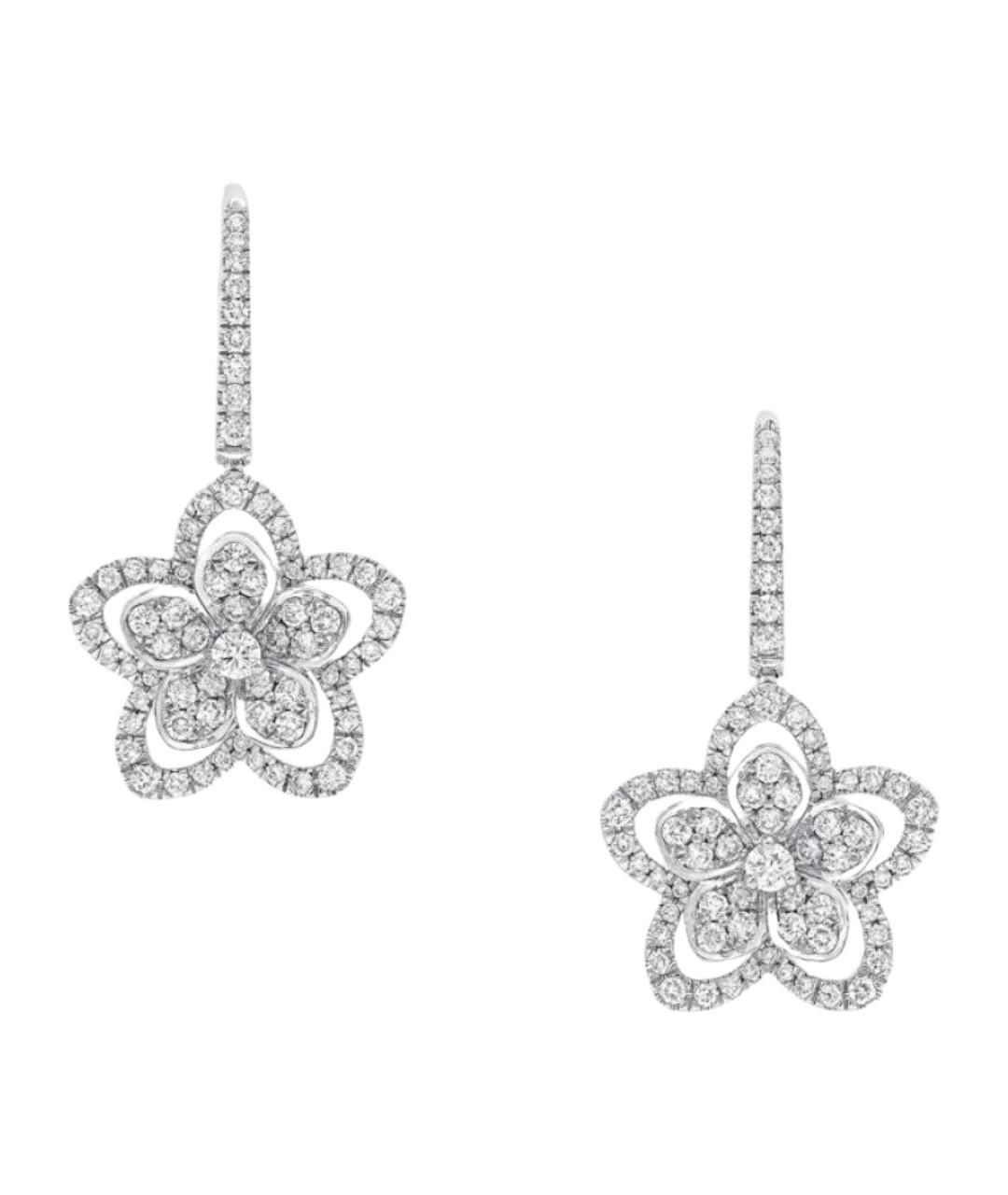 GRAFF Серебряные серьги из белого золота, фото 1