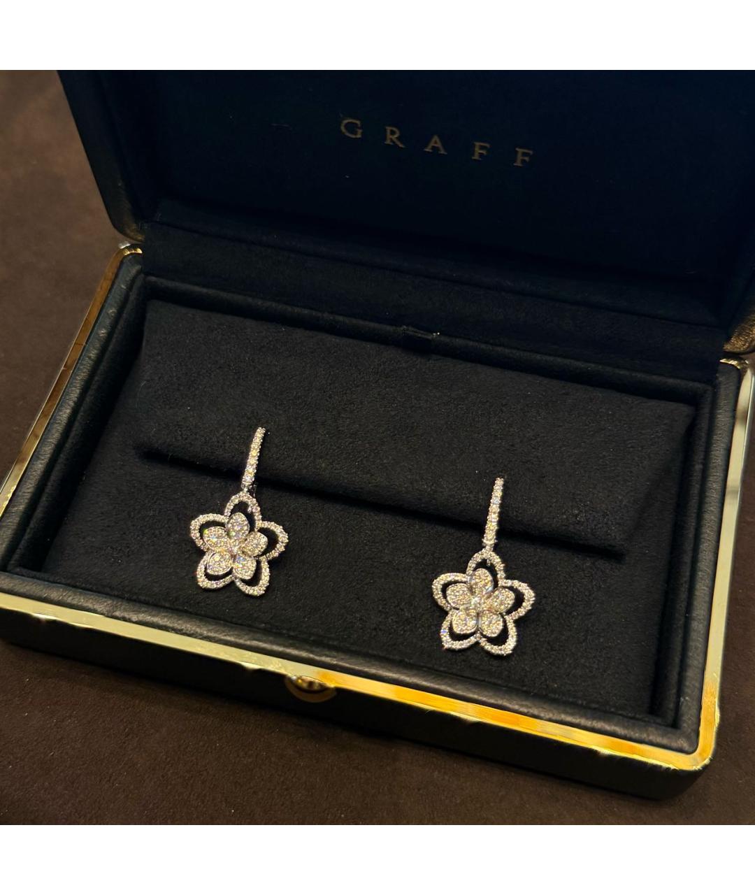 GRAFF Серебряные серьги из белого золота, фото 4