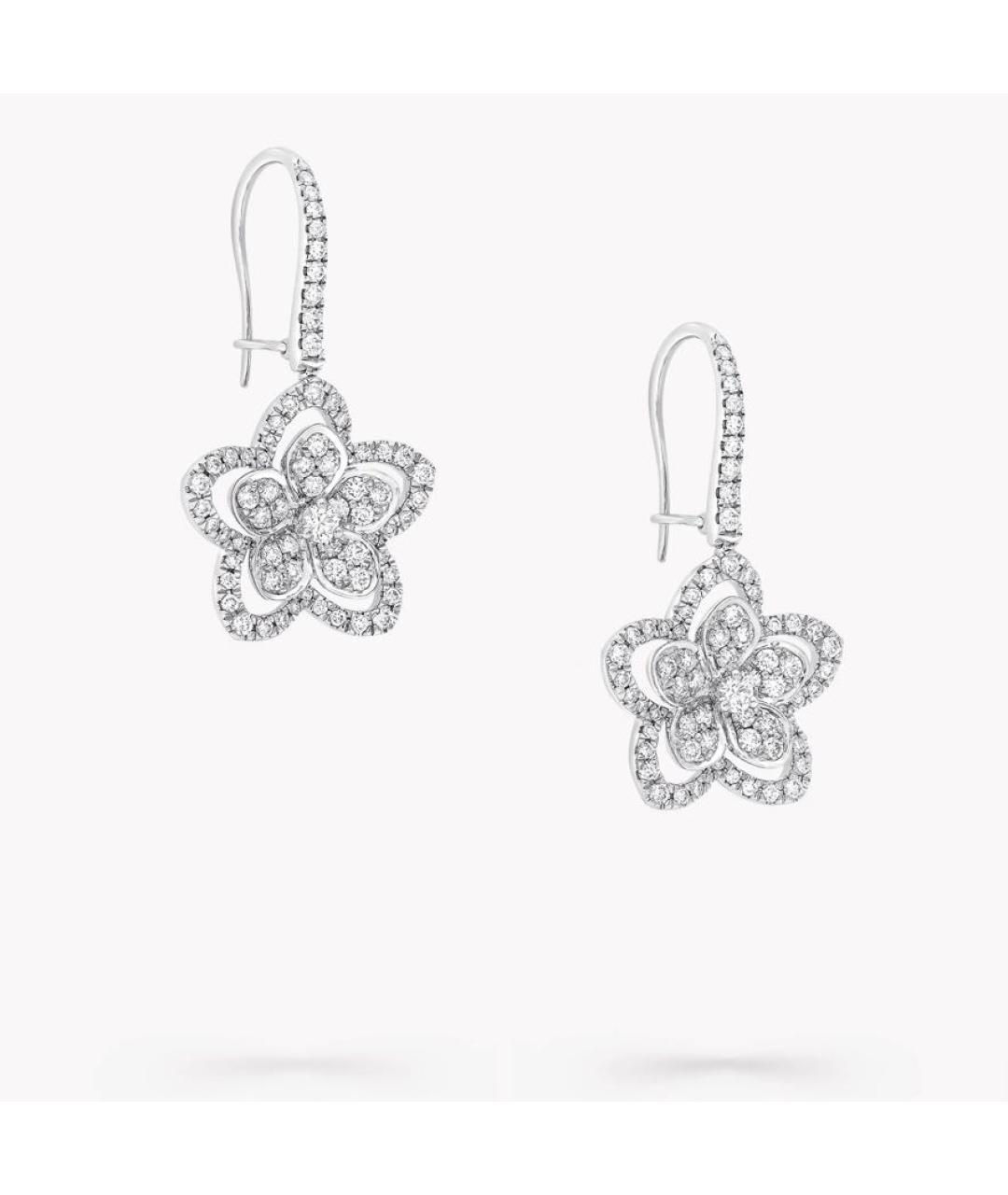 GRAFF Серебряные серьги из белого золота, фото 3