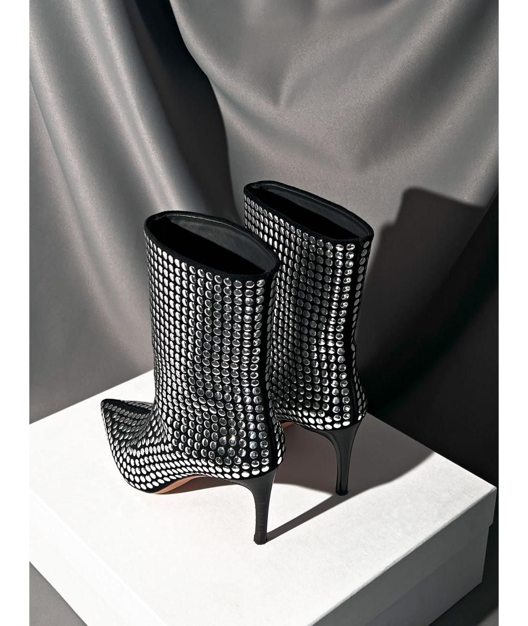 IRO Серебряные кожаные ботильоны, фото 4