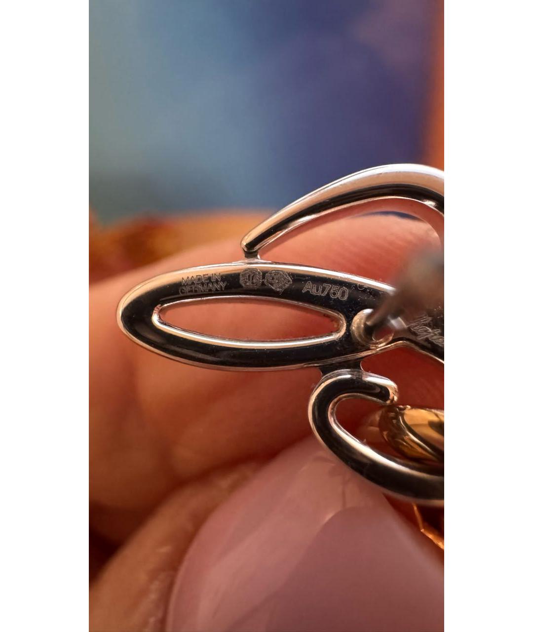 CHOPARD Белые серьги из розового золота, фото 8