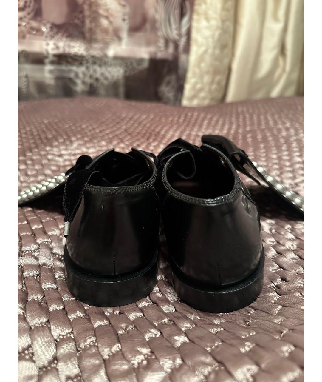 MARC BY MARC JACOBS Черные брогги и оксфорды из лакированной кожи, фото 5