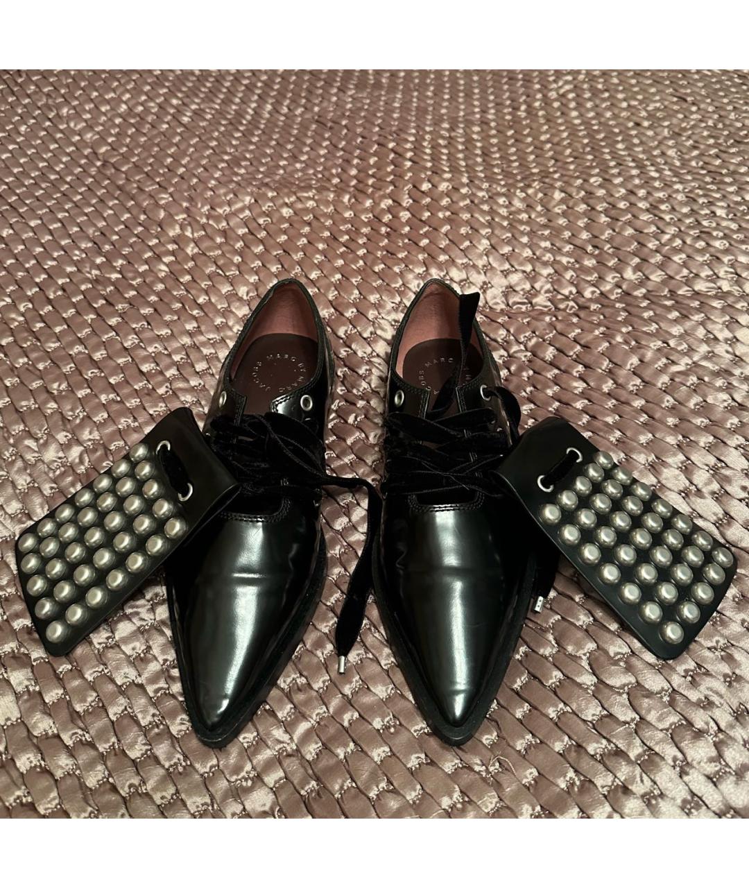 MARC BY MARC JACOBS Черные брогги и оксфорды из лакированной кожи, фото 3