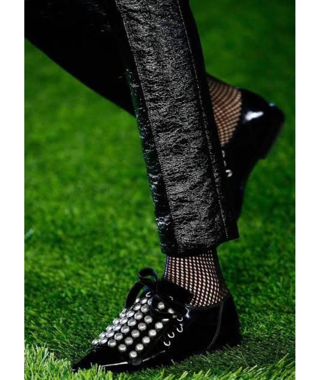 MARC BY MARC JACOBS Черные брогги и оксфорды из лакированной кожи, фото 8