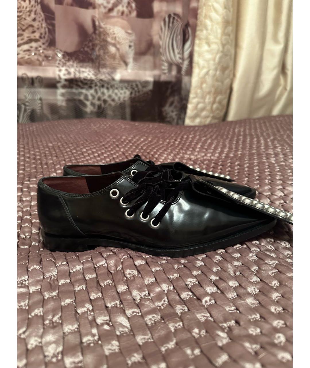 MARC BY MARC JACOBS Черные брогги и оксфорды из лакированной кожи, фото 9