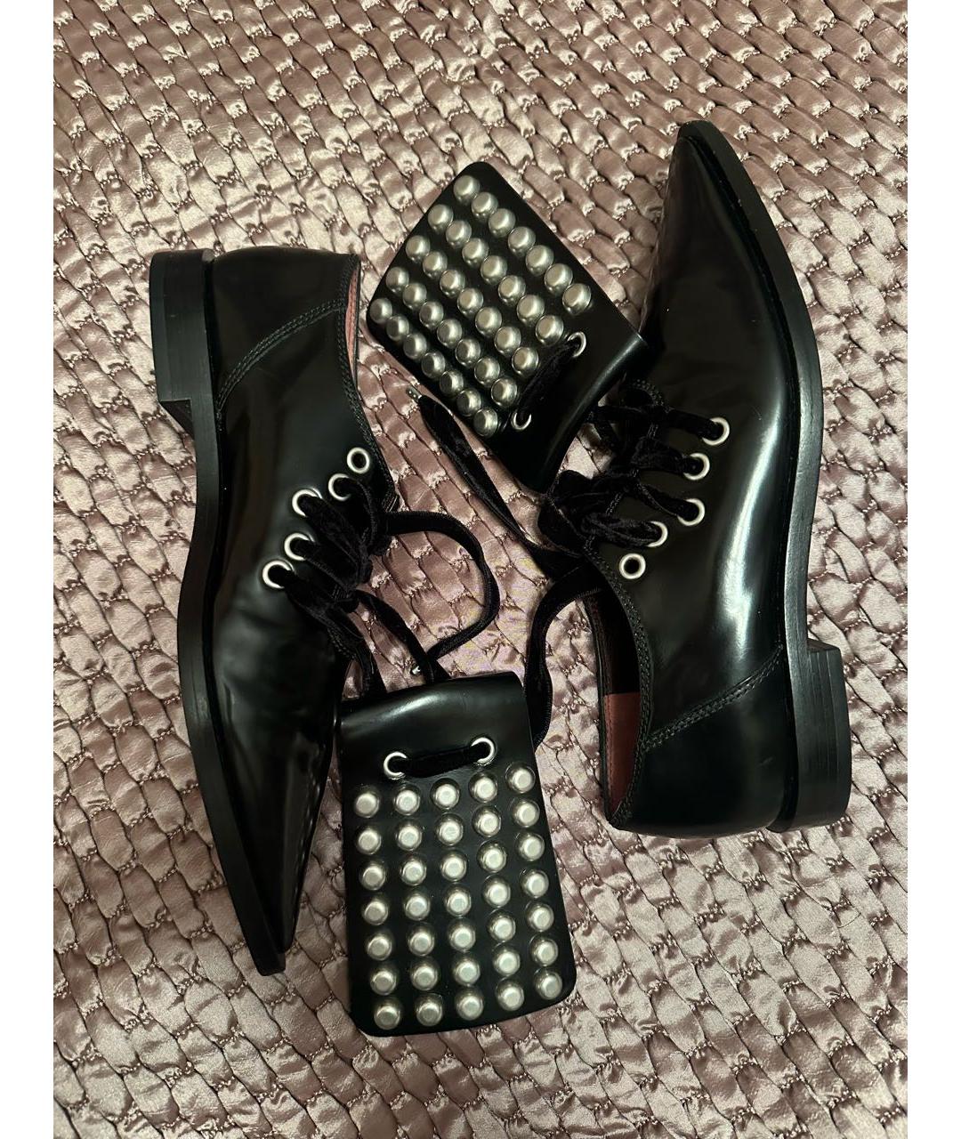 MARC BY MARC JACOBS Черные брогги и оксфорды из лакированной кожи, фото 6