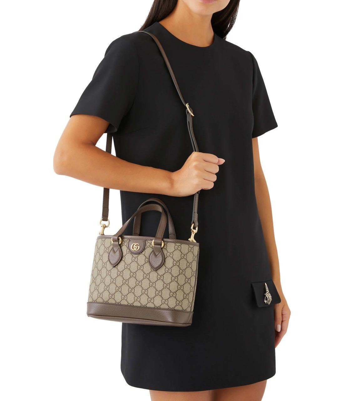 GUCCI Бежевая сумка тоут, фото 5