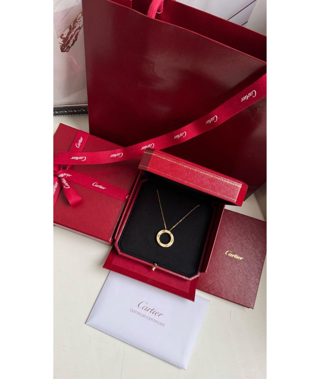 CARTIER Желтое колье из желтого золота, фото 4