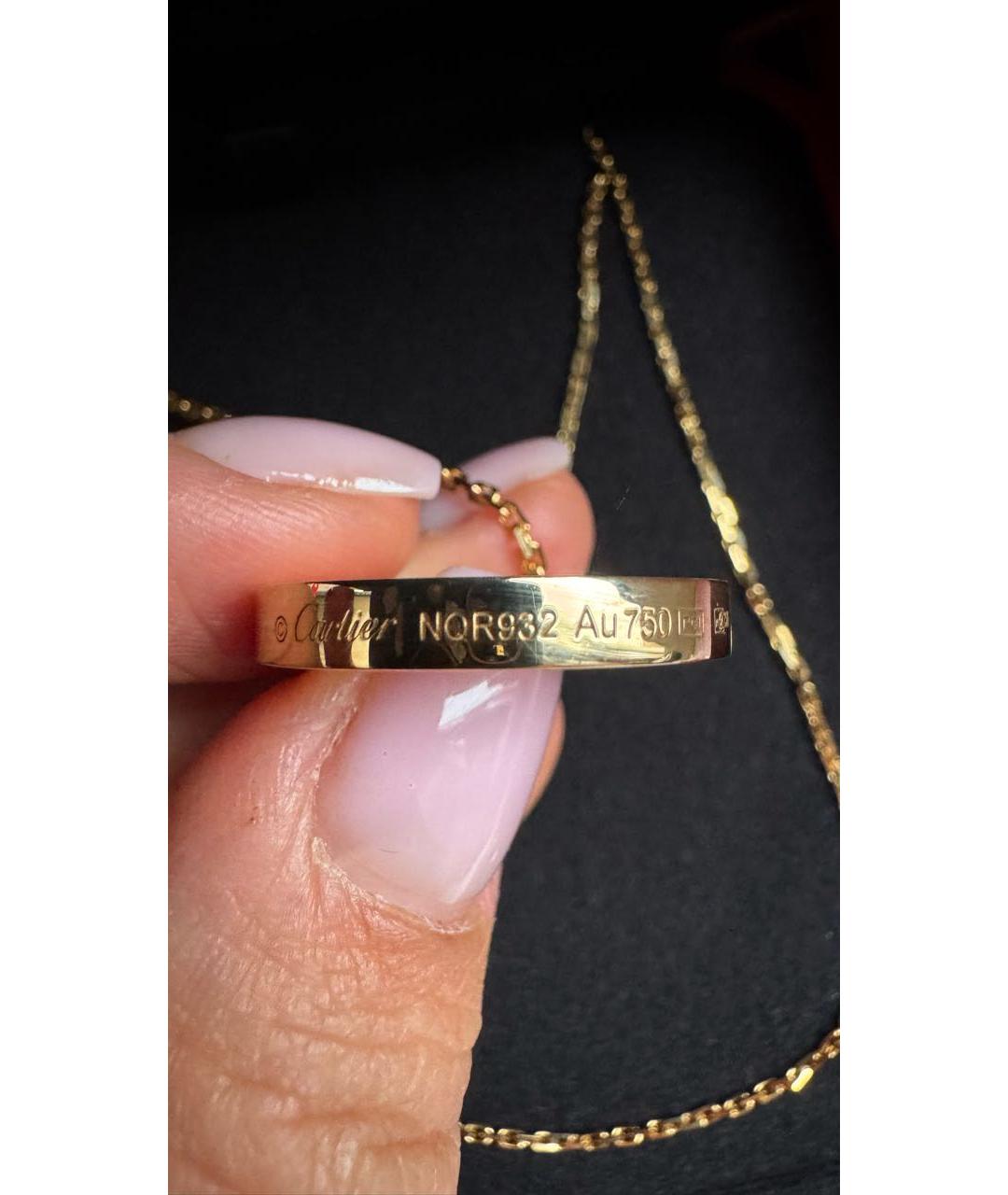 CARTIER Желтое колье из желтого золота, фото 8