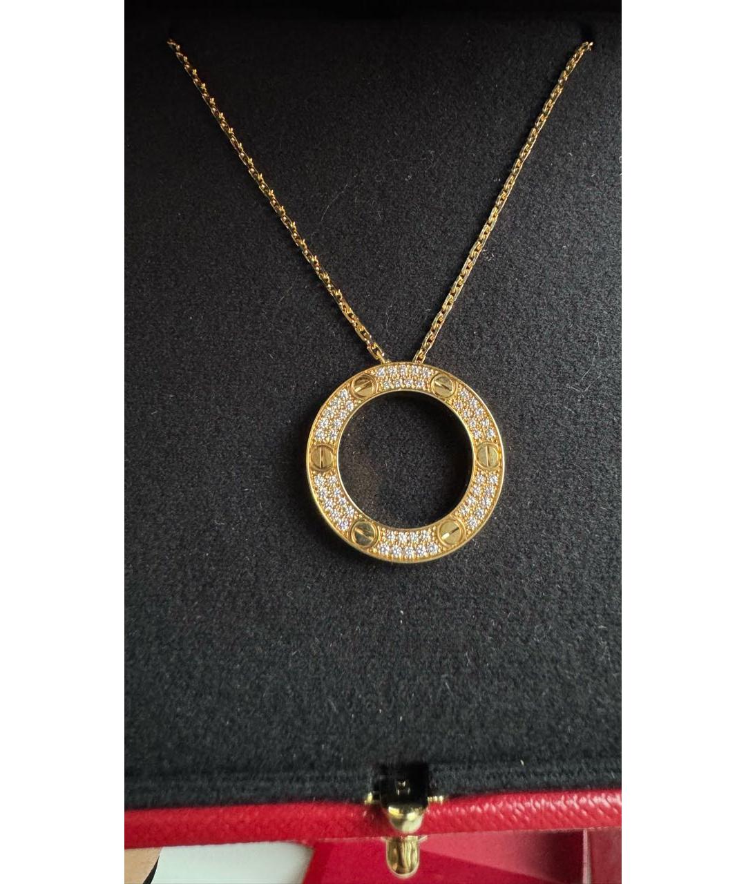 CARTIER Желтое колье из желтого золота, фото 3