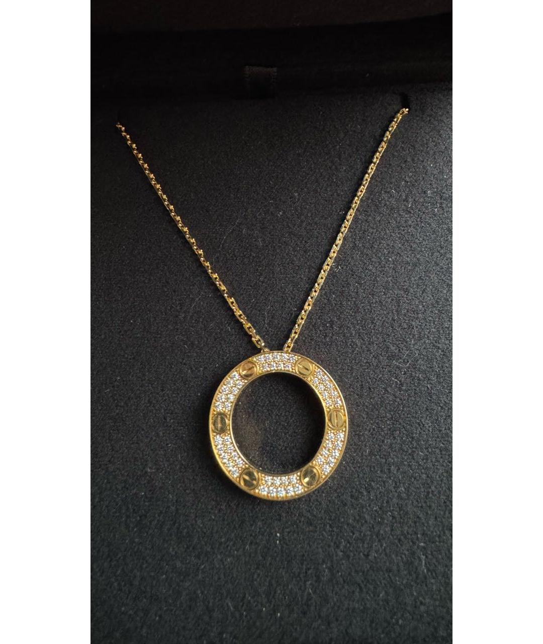 CARTIER Желтое колье из желтого золота, фото 5