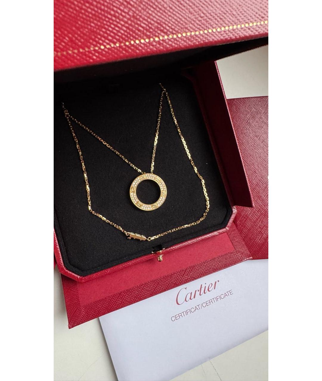 CARTIER Желтое колье из желтого золота, фото 7