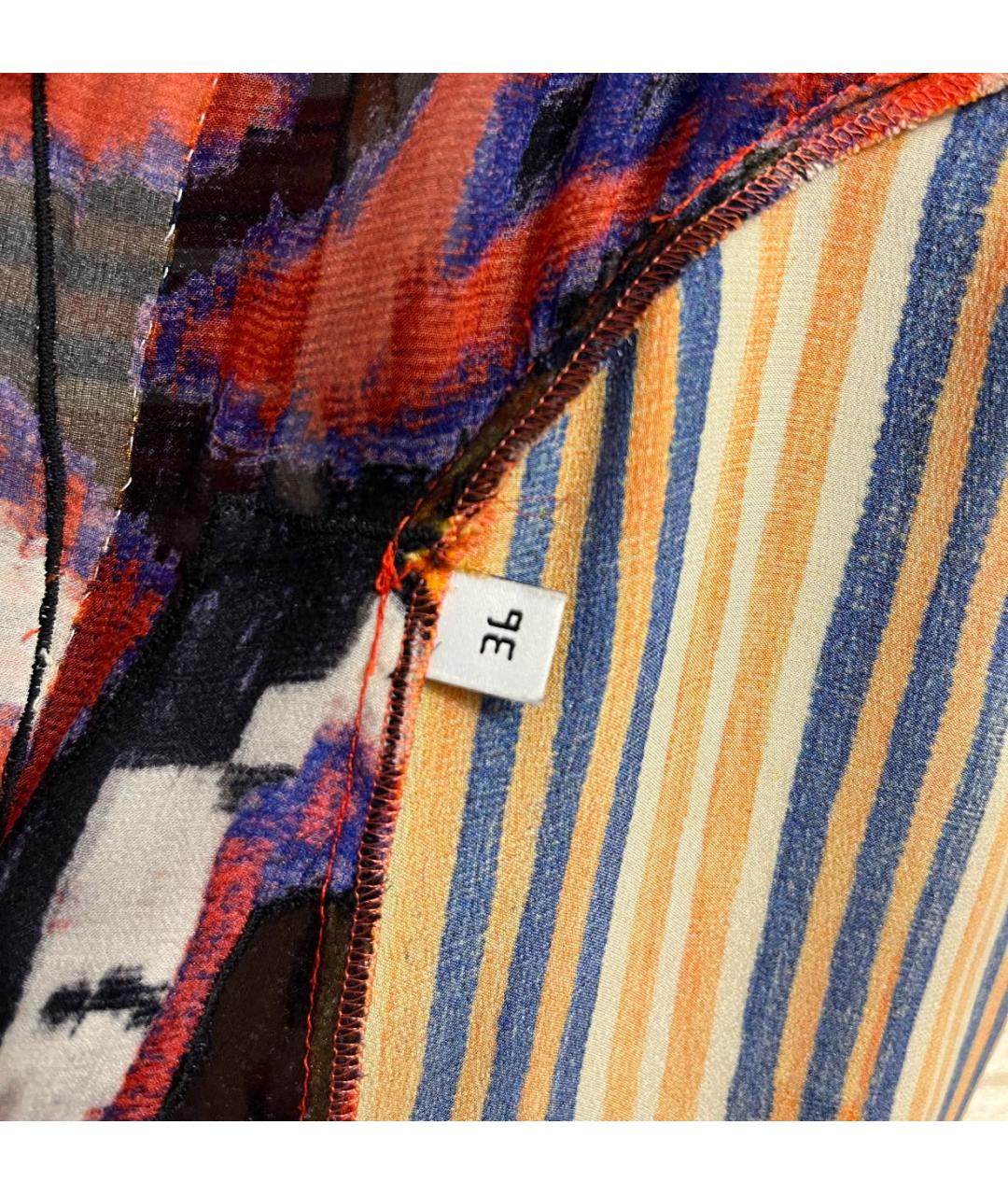 BALENCIAGA Мульти шелковое вечернее платье, фото 6