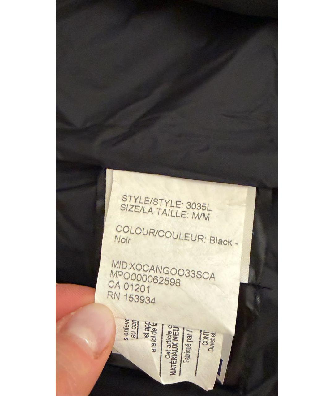 CANADA GOOSE Черный пуховик, фото 8