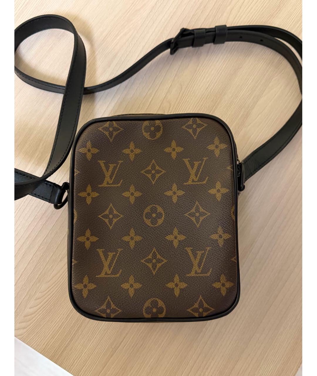 LOUIS VUITTON Коричневая сумка на плечо, фото 3