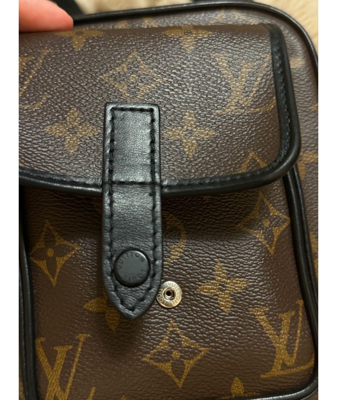LOUIS VUITTON Коричневая сумка на плечо, фото 5
