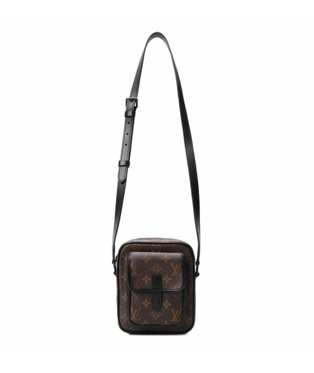 LOUIS VUITTON Коричневая сумка на плечо, фото 1