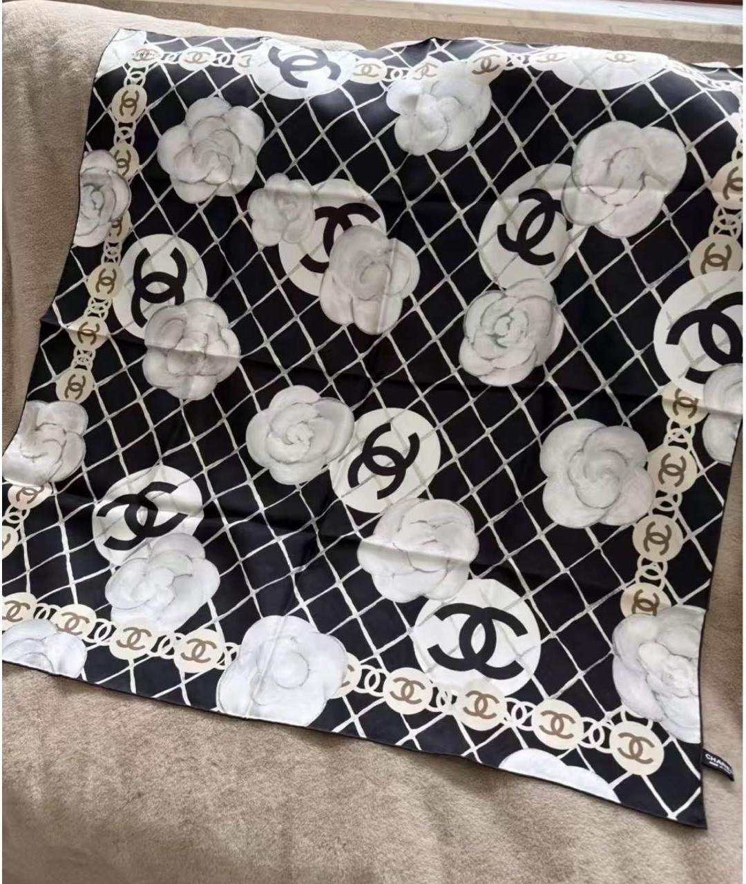 CHANEL Мульти шелковый платок, фото 3