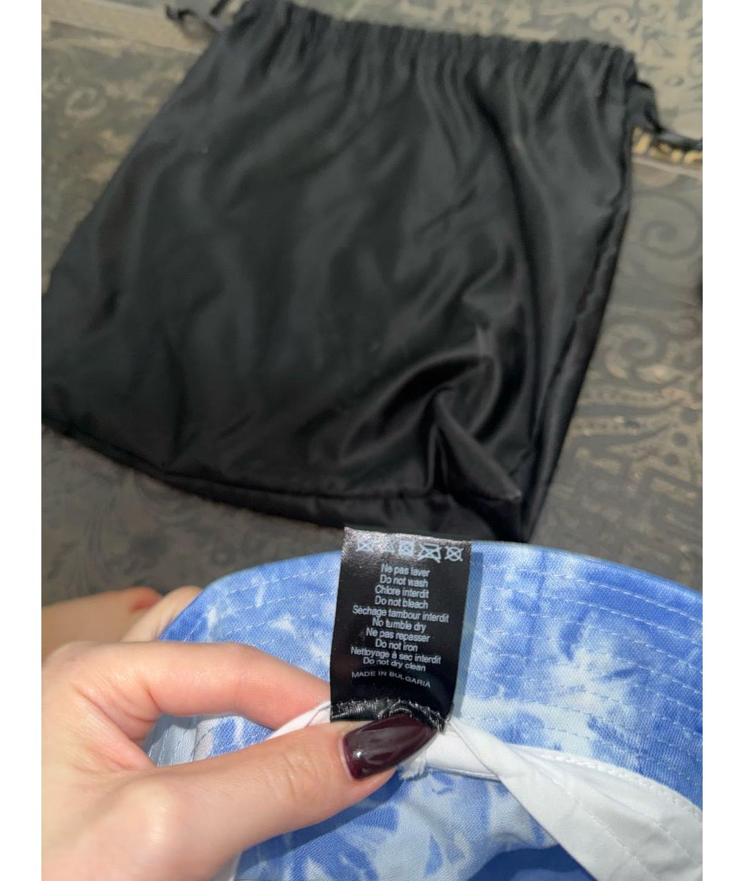 PACO RABANNE Голубая хлопковая панама, фото 3