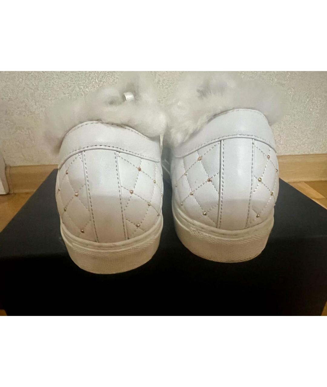 LE SILLA Белые кожаные кеды, фото 7