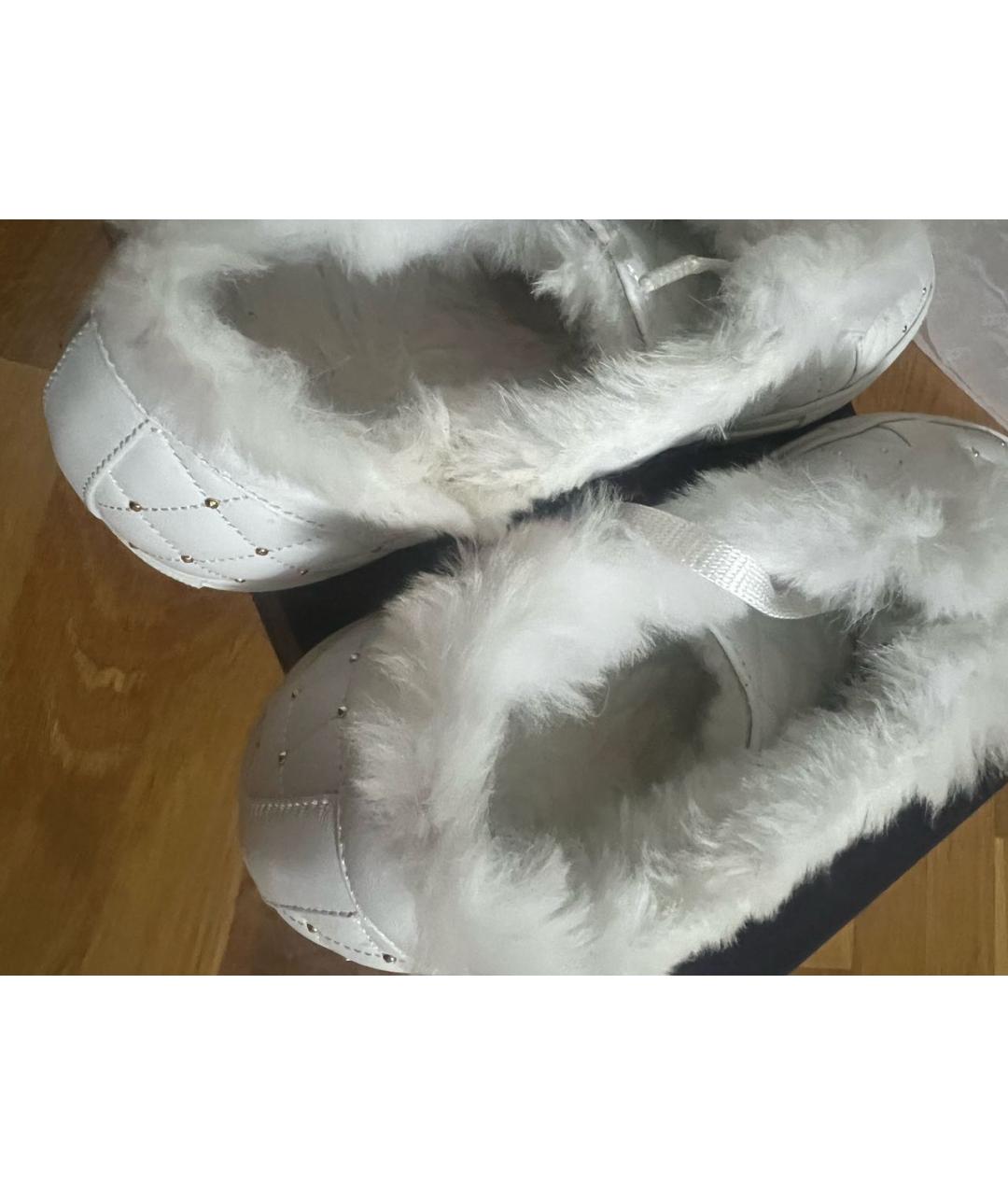 LE SILLA Белые кожаные кеды, фото 6