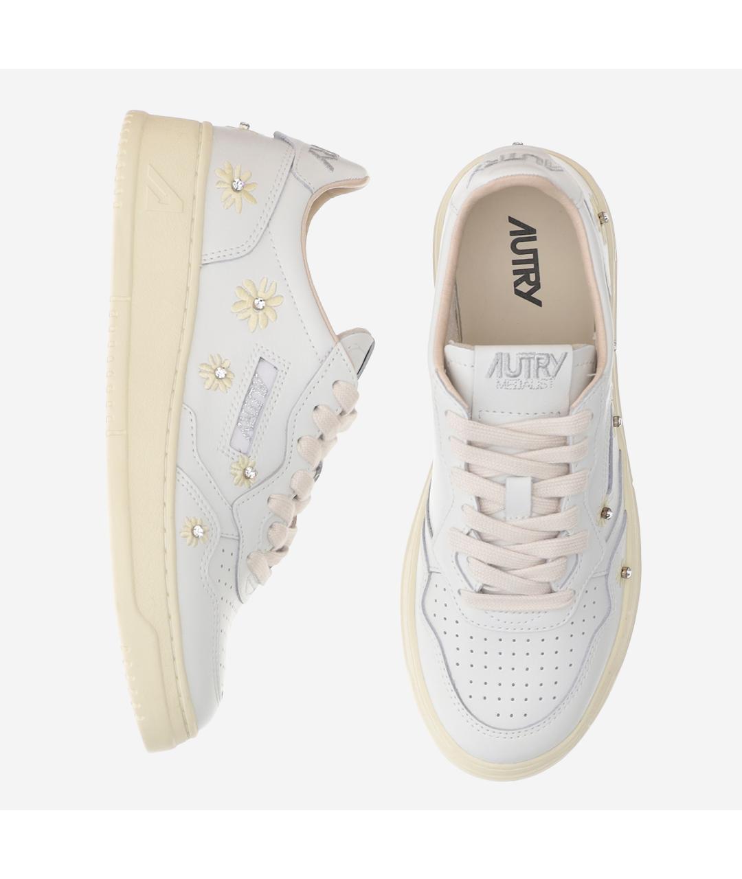 AUTRY Белые кожаные кеды, фото 2