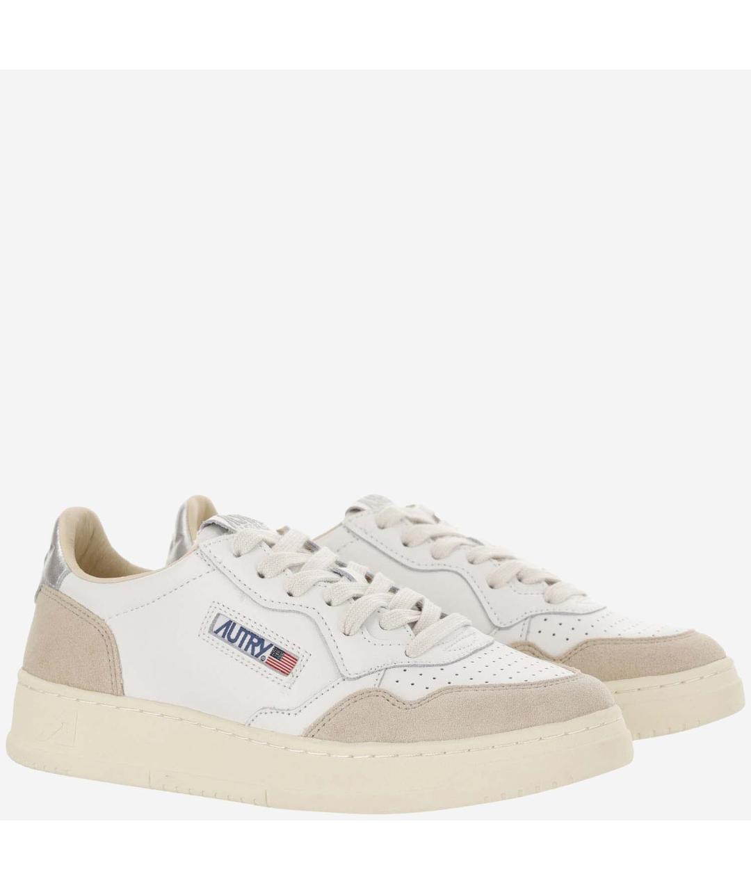 AUTRY Белые кожаные кеды, фото 3