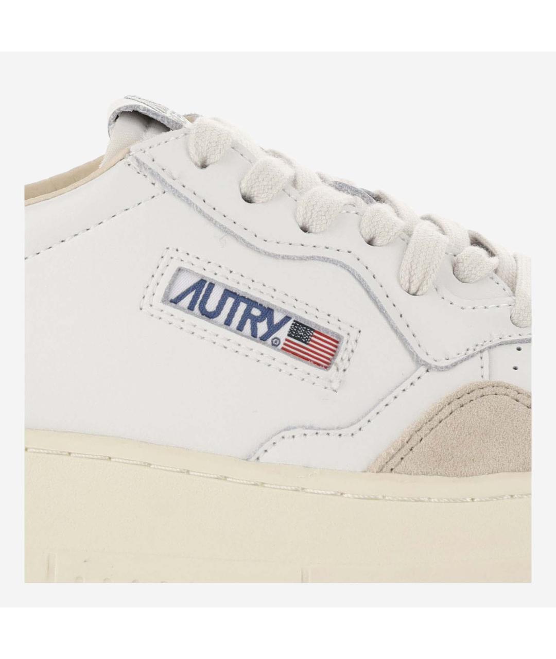 AUTRY Белые кожаные кеды, фото 5